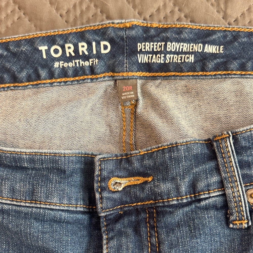 Torrid Perfect Boyfriend Ankle Vintage Stretch